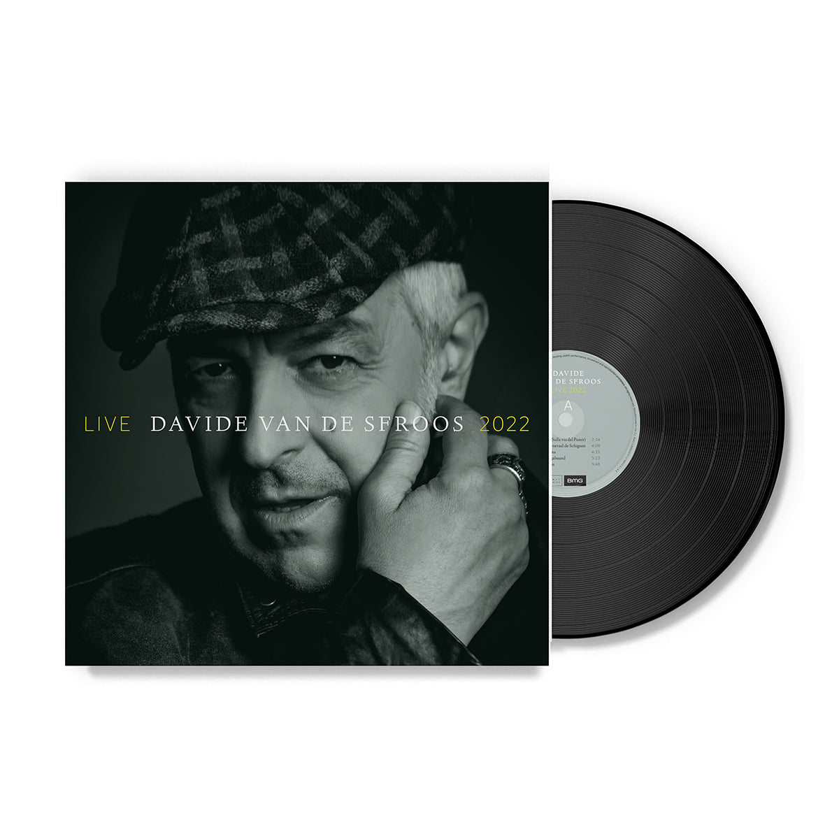 Davide Van De Sfroos - Live 2022 (Doppio Vinile LP - AUTOGRAFATO)