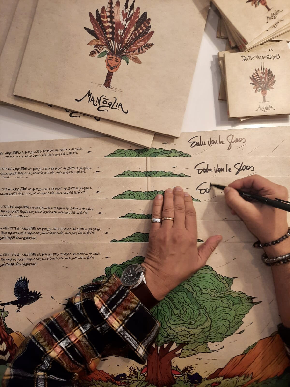 Manõglia - Vinile autografato