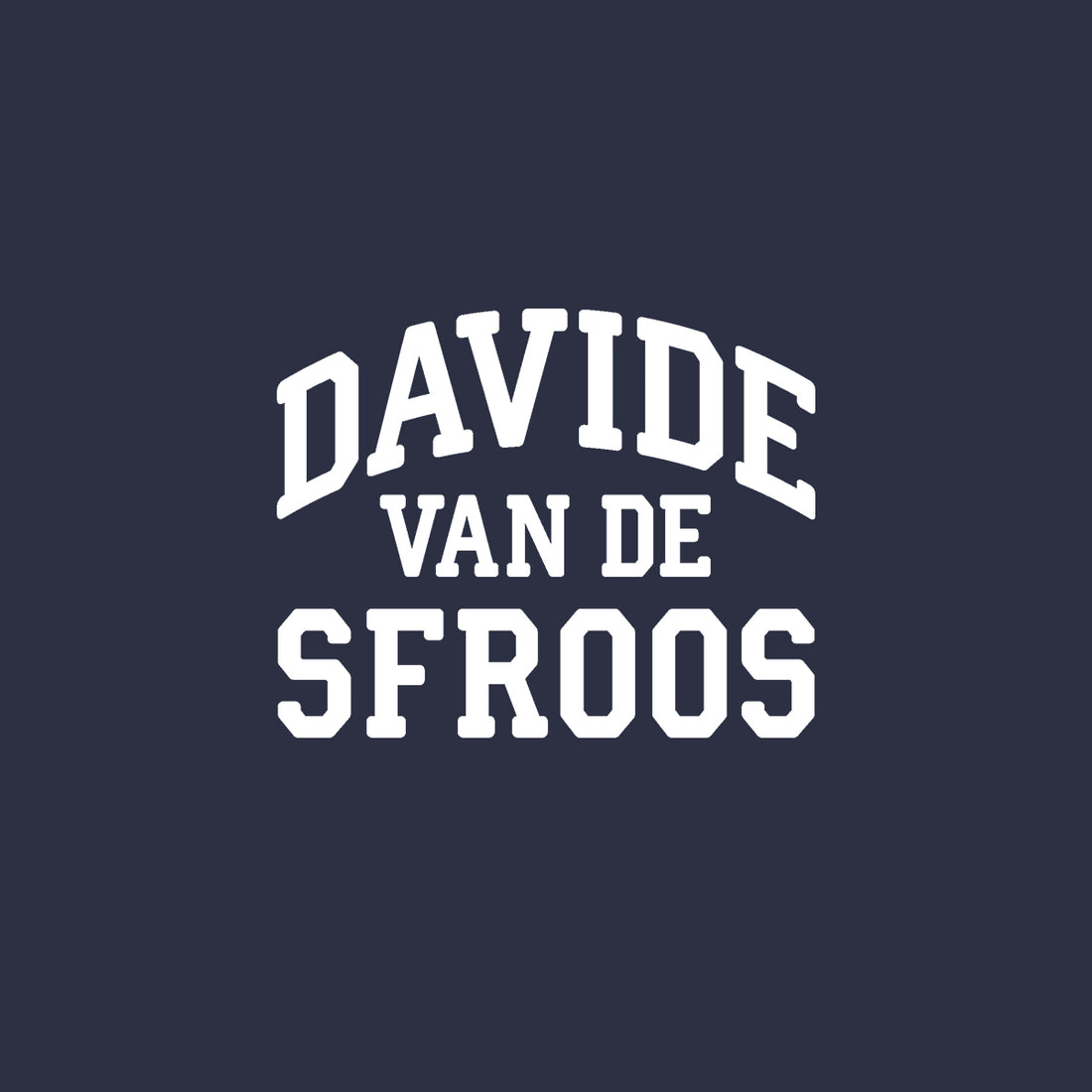 Felpa Davide Van De Sfroos College