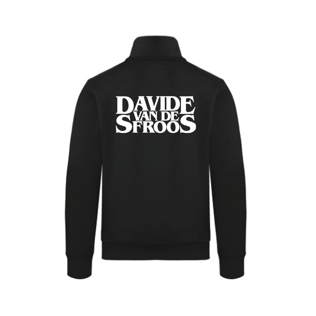 Felpa a collo alto con zip