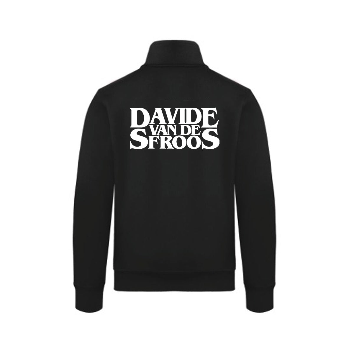 Felpa a collo alto con zip