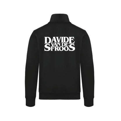 Felpa a collo alto con zip