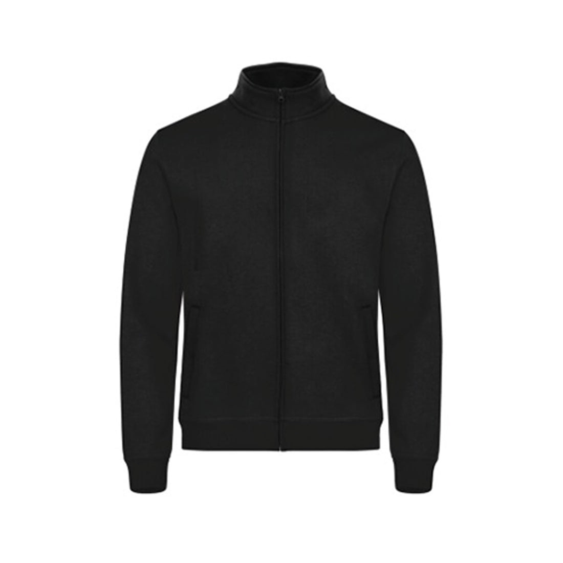 Felpa a collo alto con zip