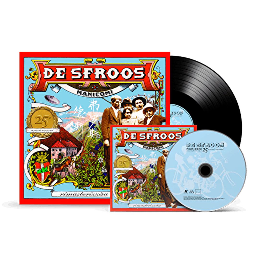 Manicomi - 25° anniversari - Ed. DELUXE (Doppio Vinile LP + CD Audio)
