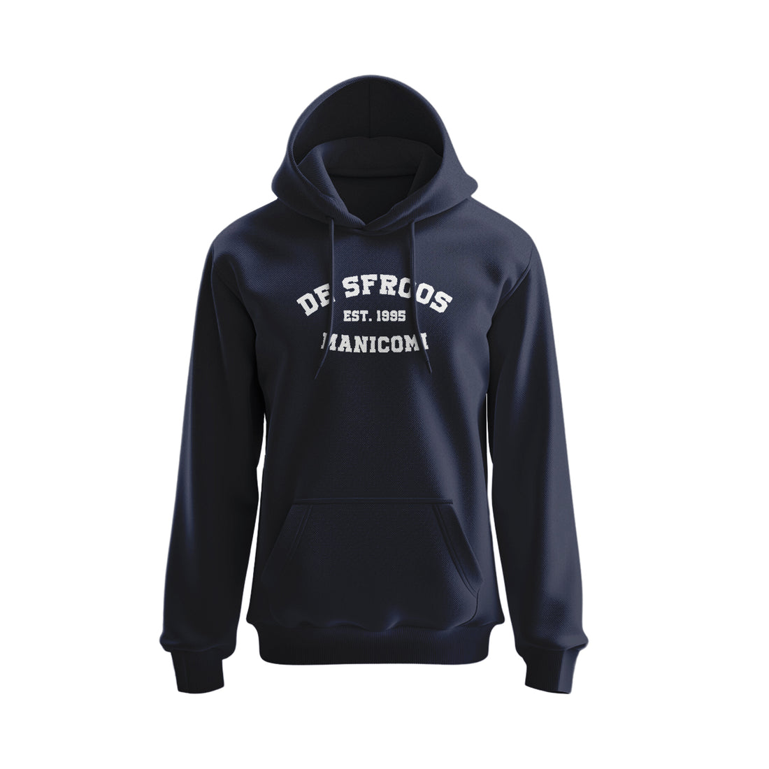 Felpa con cappuccio De Sfroos Est. 1995 Manicomi