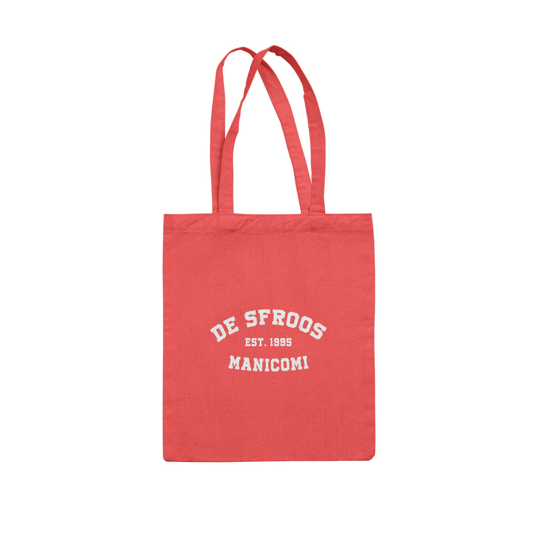 Borsa in tessuto De Sfroos Est. 1995 Manicomi