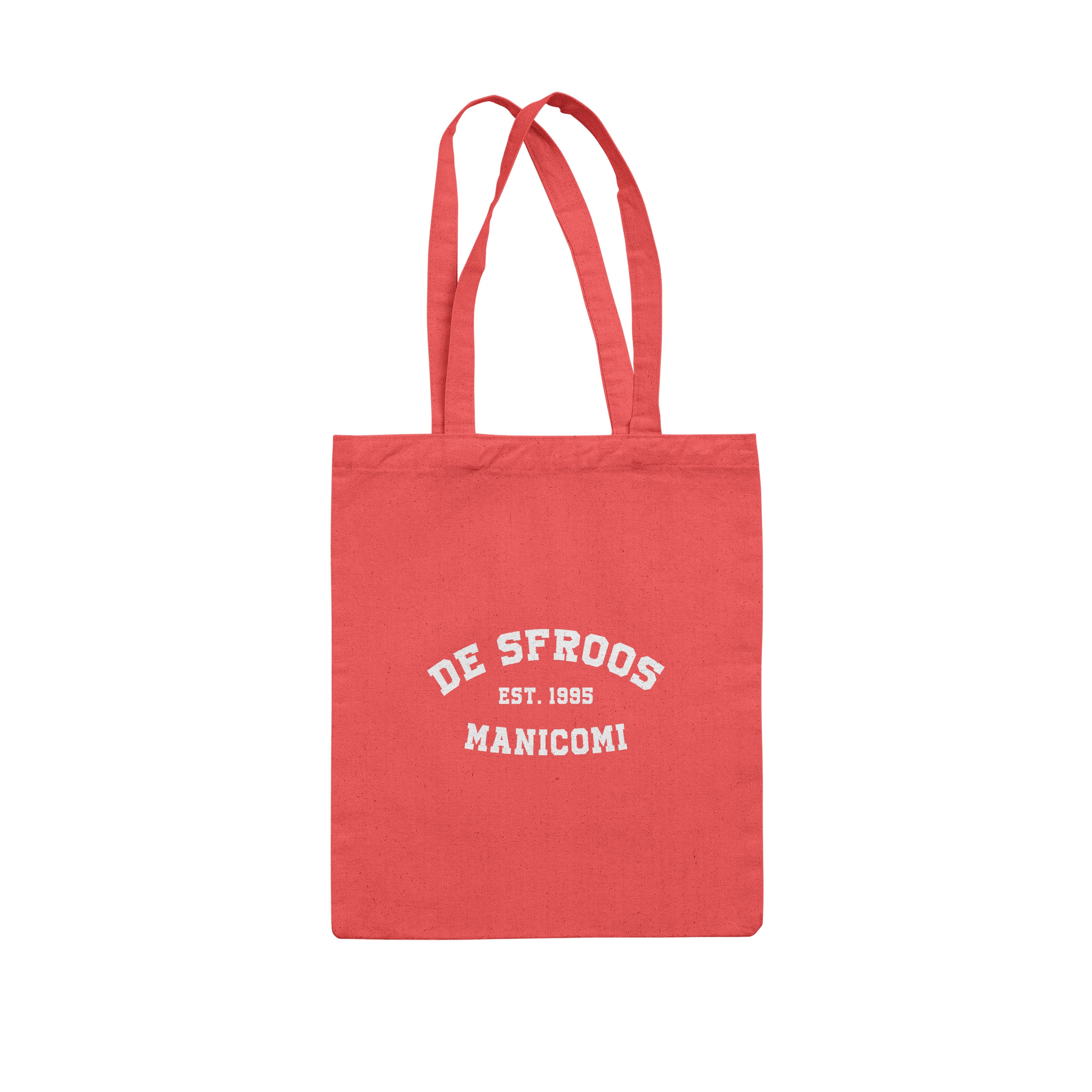 Borsa in tessuto De Sfroos Est. 1995 Manicomi